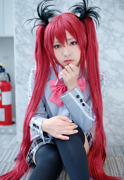 无口属性变态美少女,浅绘绫人《潜行吧!奈亚子》克子cos