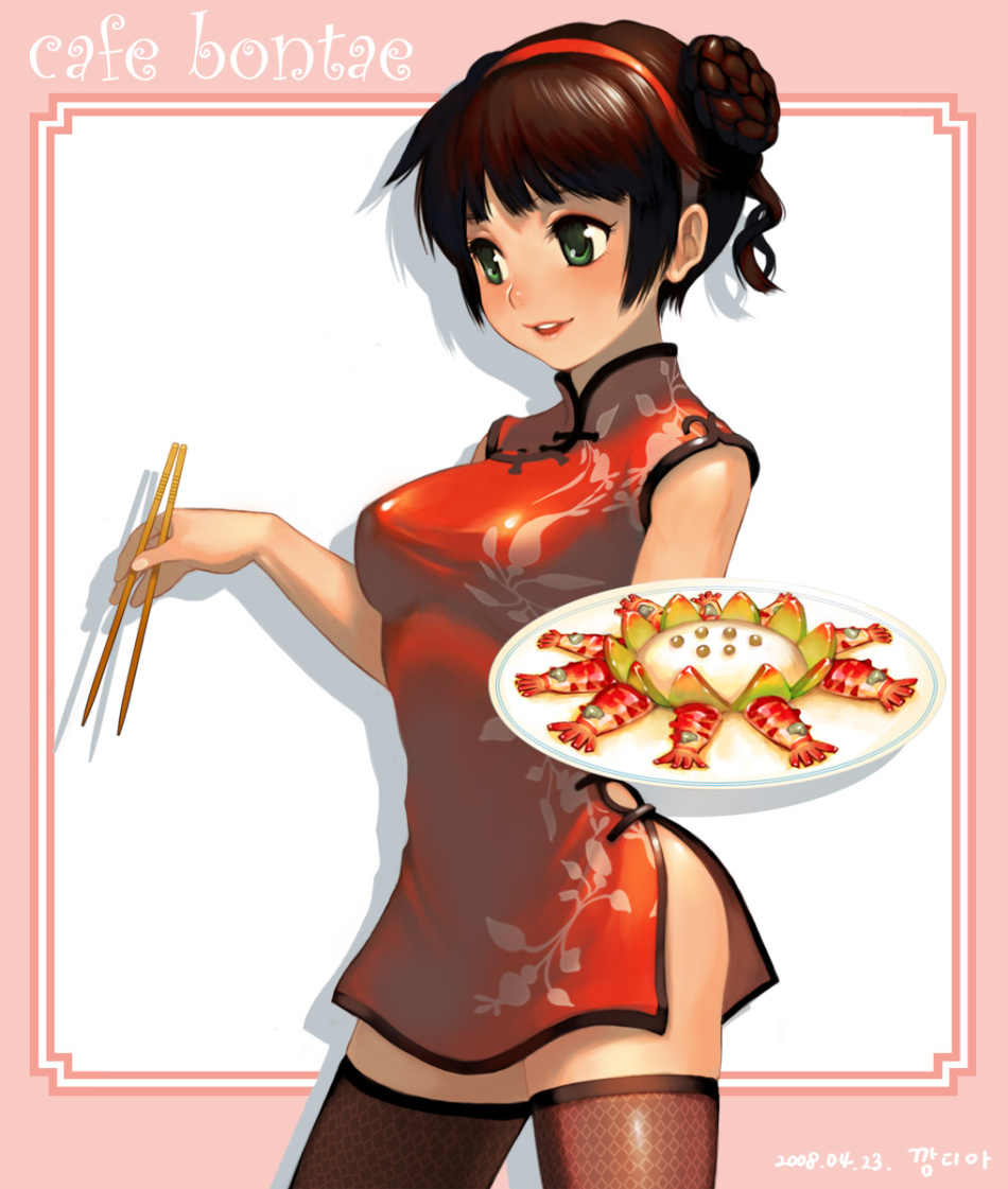 中式旗袍别样性感,二次元旗袍美眉图集