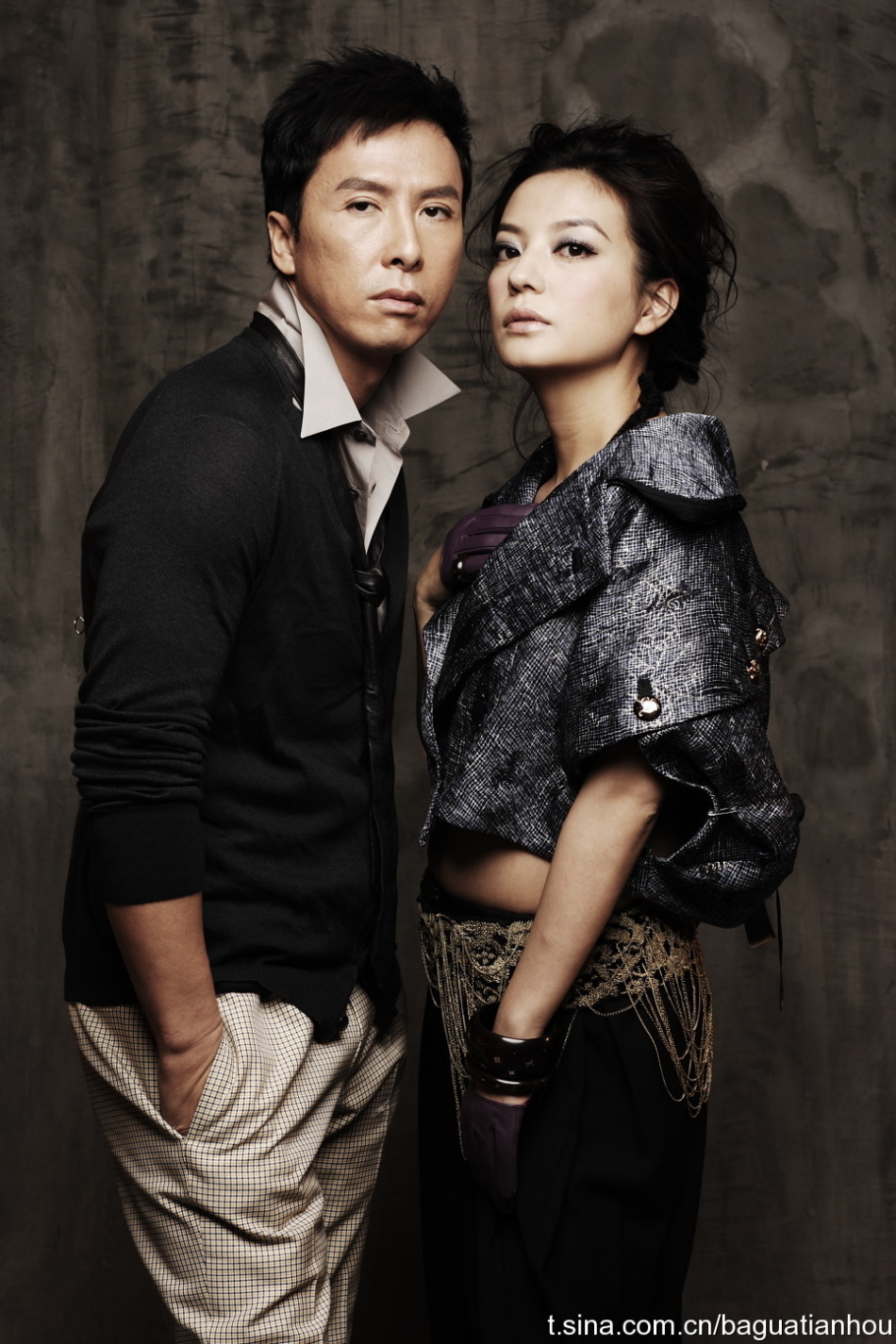 甄子丹赵薇时尚写真 诠释儿女情长