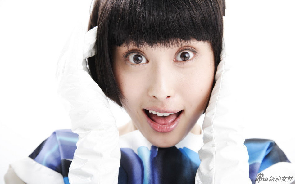 李欣清新短发造型