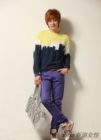 段黄巍春季踏春装扮