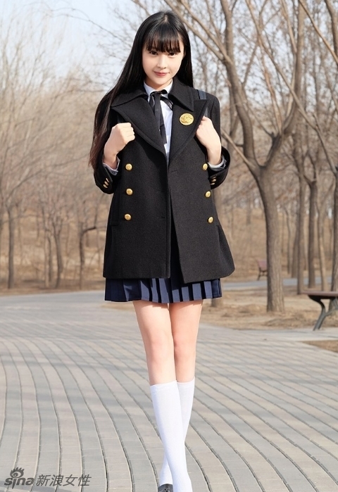 粉丝:"真.小龙女"很争气!激萌模特林柯彤春日美照