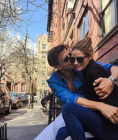 olivia palermo和她老公johannes huebl无论是在颜值还是衣品上都是天