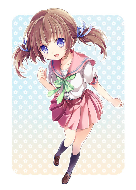 二次元美少女校服美图大放送