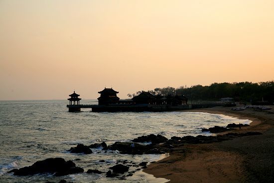 长城起点老龙头 缔造海亭风静奇观_高清图集_新浪网