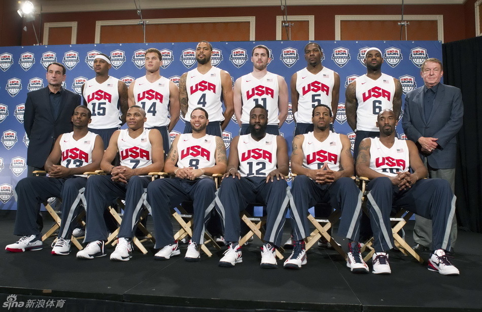 美国梦之队12人敲定