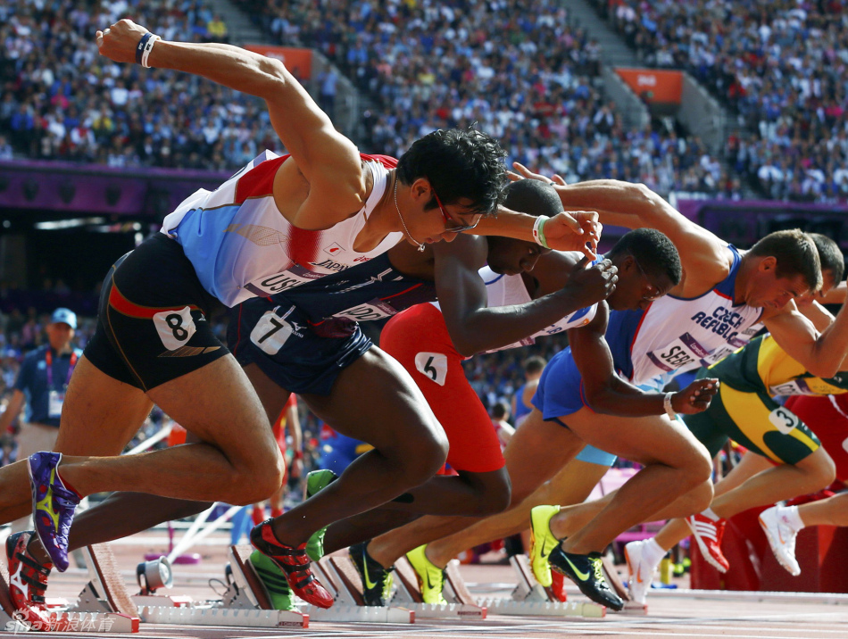 > 男子十项全能100米预赛