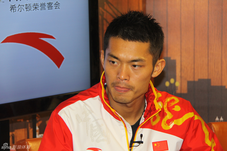 林丹做客新浪华奥前方演播室