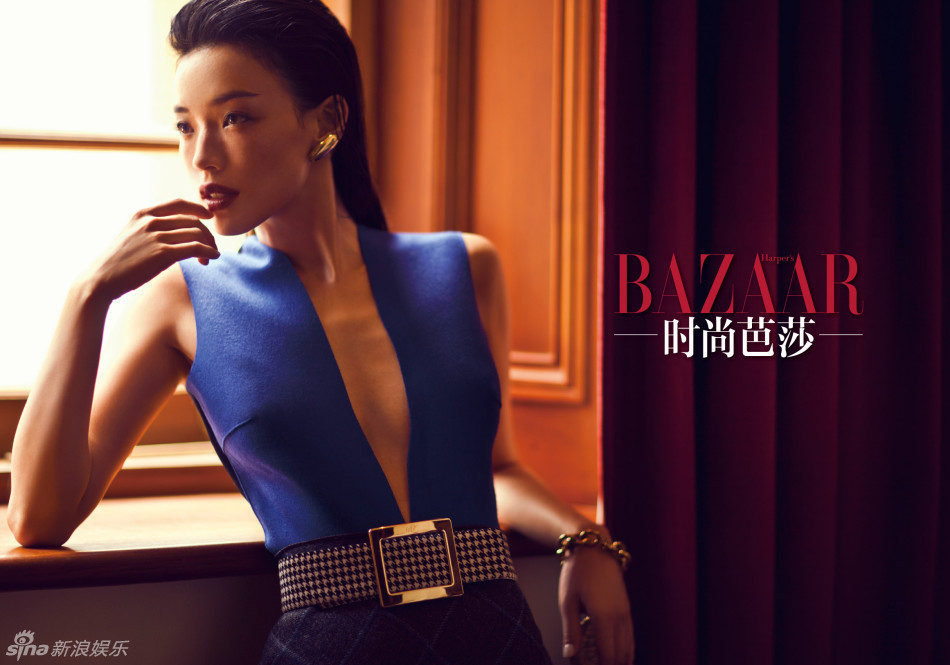 舒淇《时尚芭莎》大片秀迷人性感