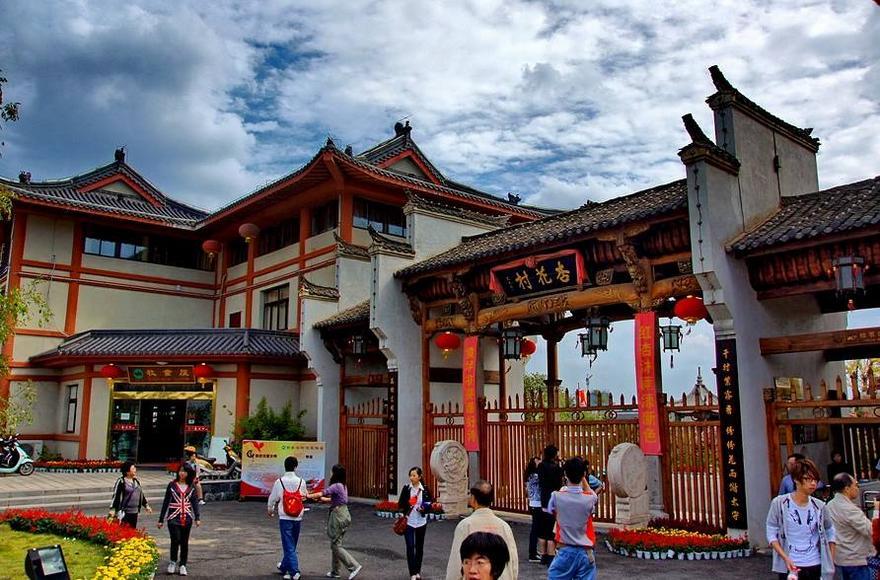 池州杏花村十里烟村一色红