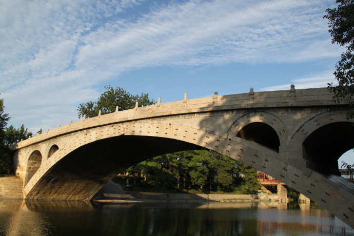 实拍具有不朽艺术价值的赵州桥