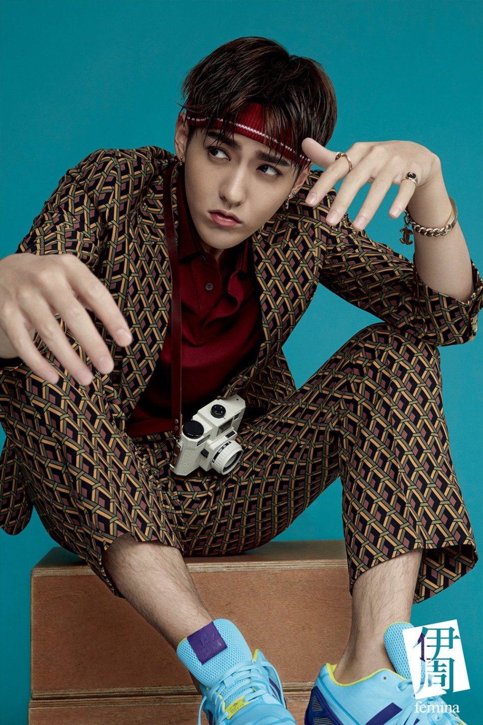 吴亦凡化身运动少年 时尚帅气男友力max