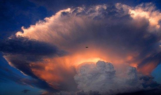 超震撼 让人感觉恐怖的云朵