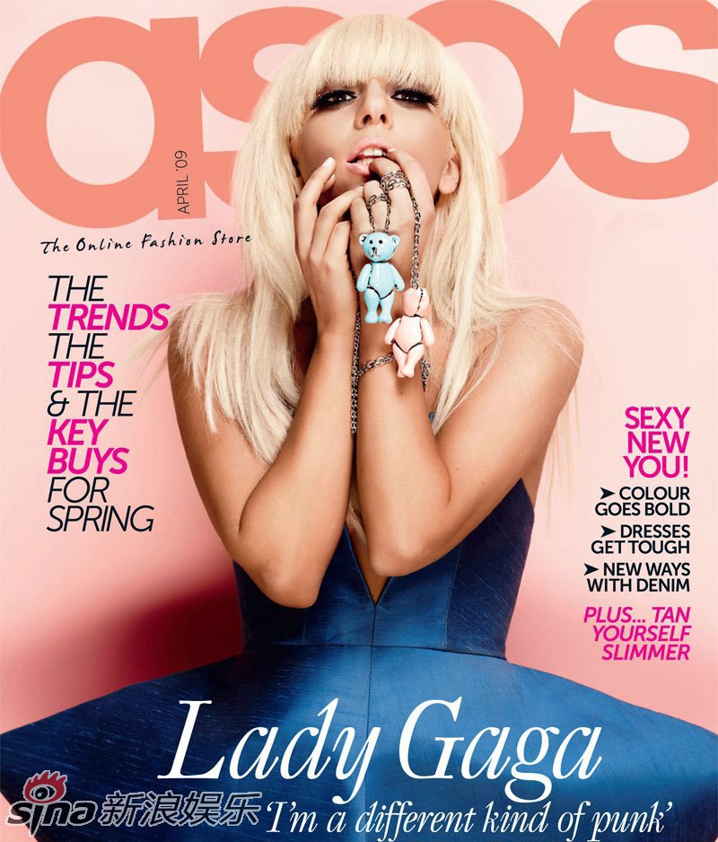 lady gaga登杂志封面 大秀时尚经[6p]