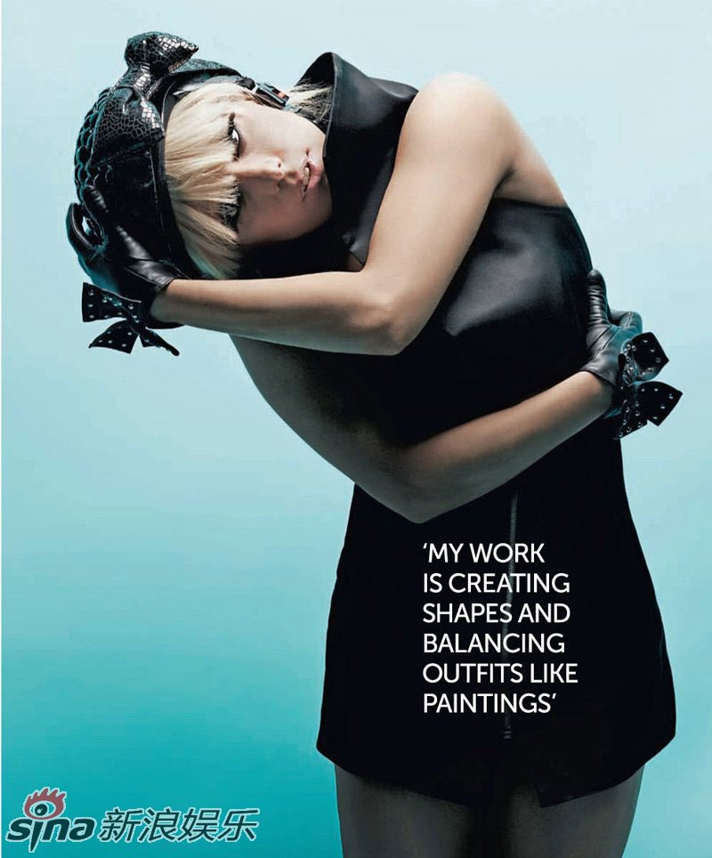 lady gaga登杂志封面 大秀时尚经[6p]