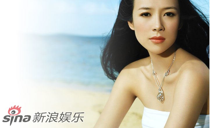 章子怡代言铂金