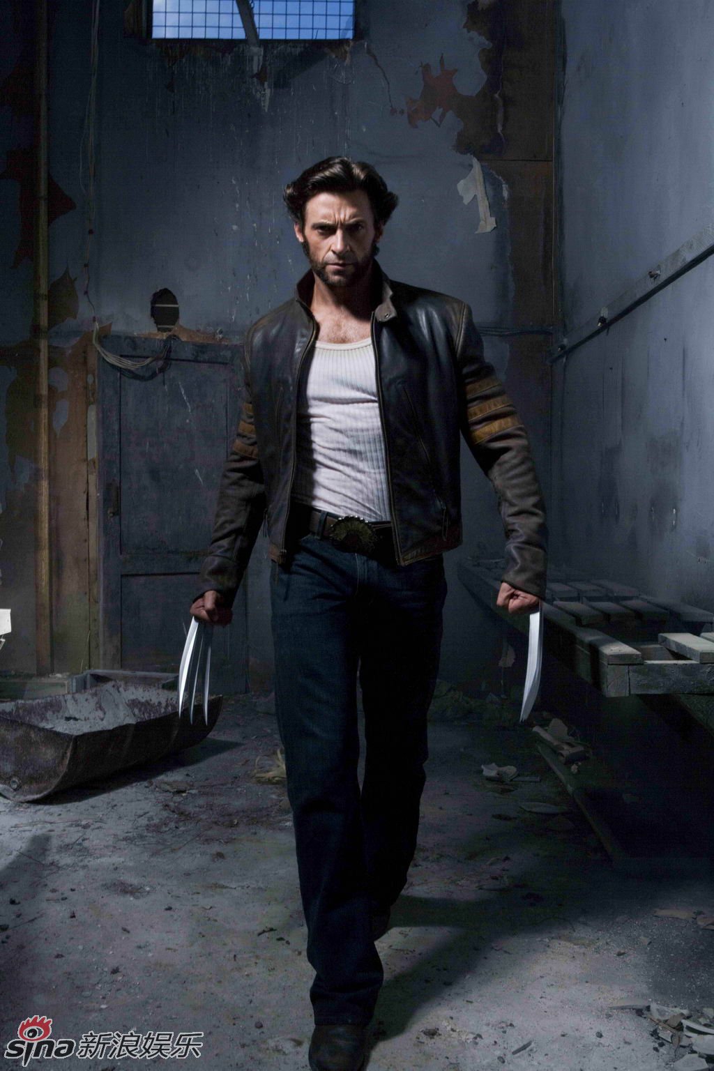 休-杰克曼身材修长