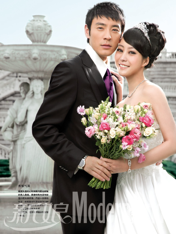 幻灯图集:郝蕾李光洁婚纱写真 重温浪漫古典爱情_高清图集_新浪网