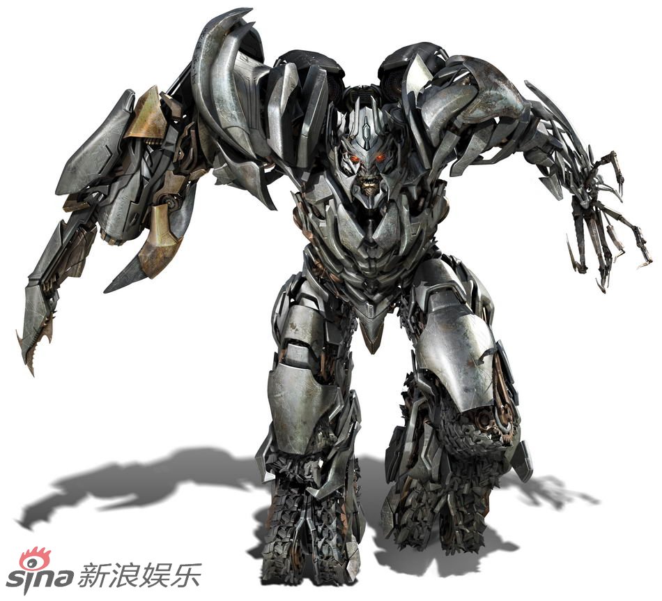 威震天怒目圆睁