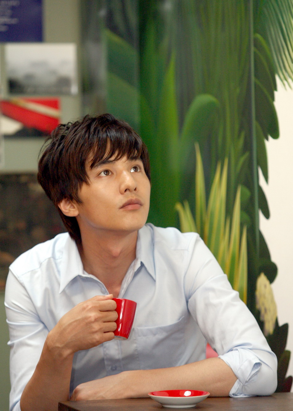 元彬享受午后悠闲时光