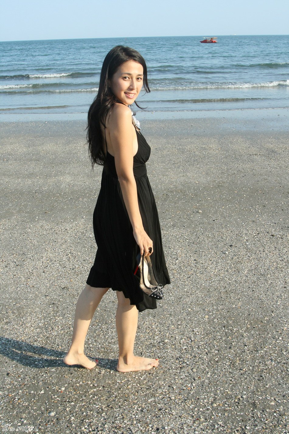 安雅手提高跟鞋