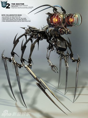 幻灯图集:《变形金刚2》概念图稿曝光