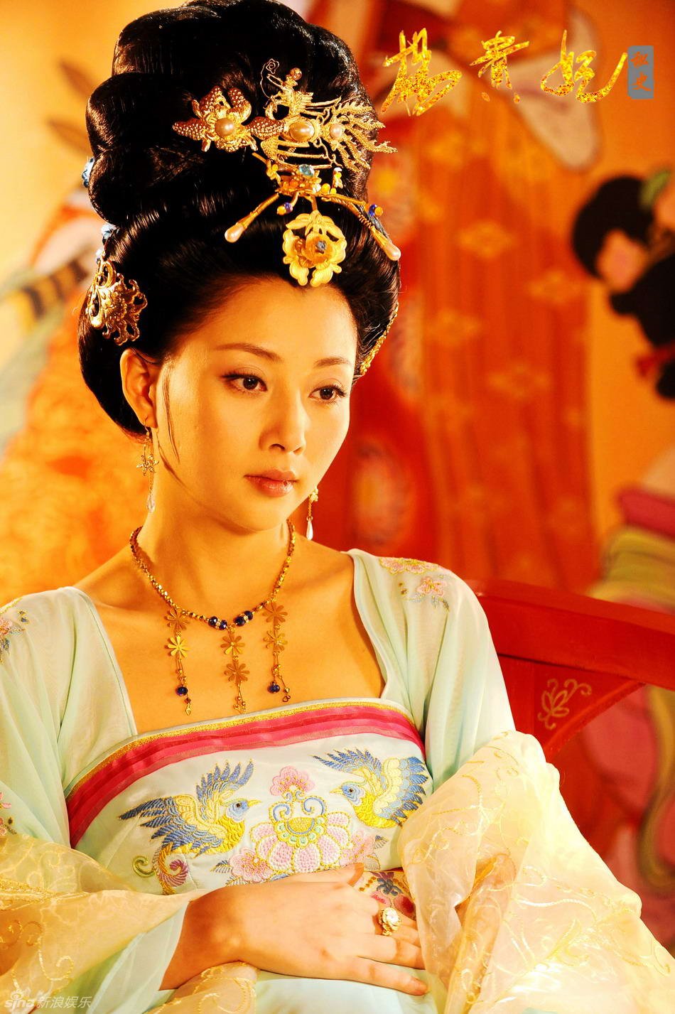 殷桃饰演的杨贵妃,神韵俱佳.