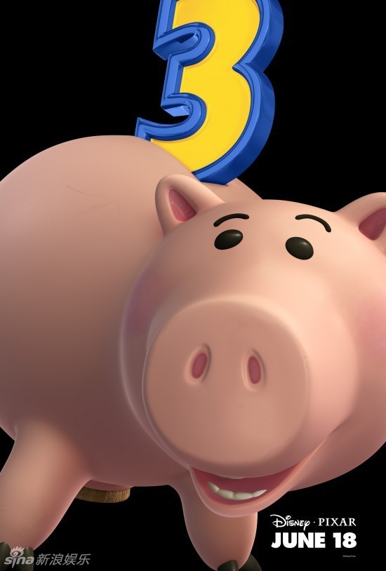 北京时间10月12日消息,迪士尼/皮克斯3d立体动画《玩具总动员3》五款