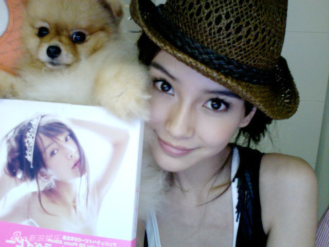 香港靓模angelababy美图