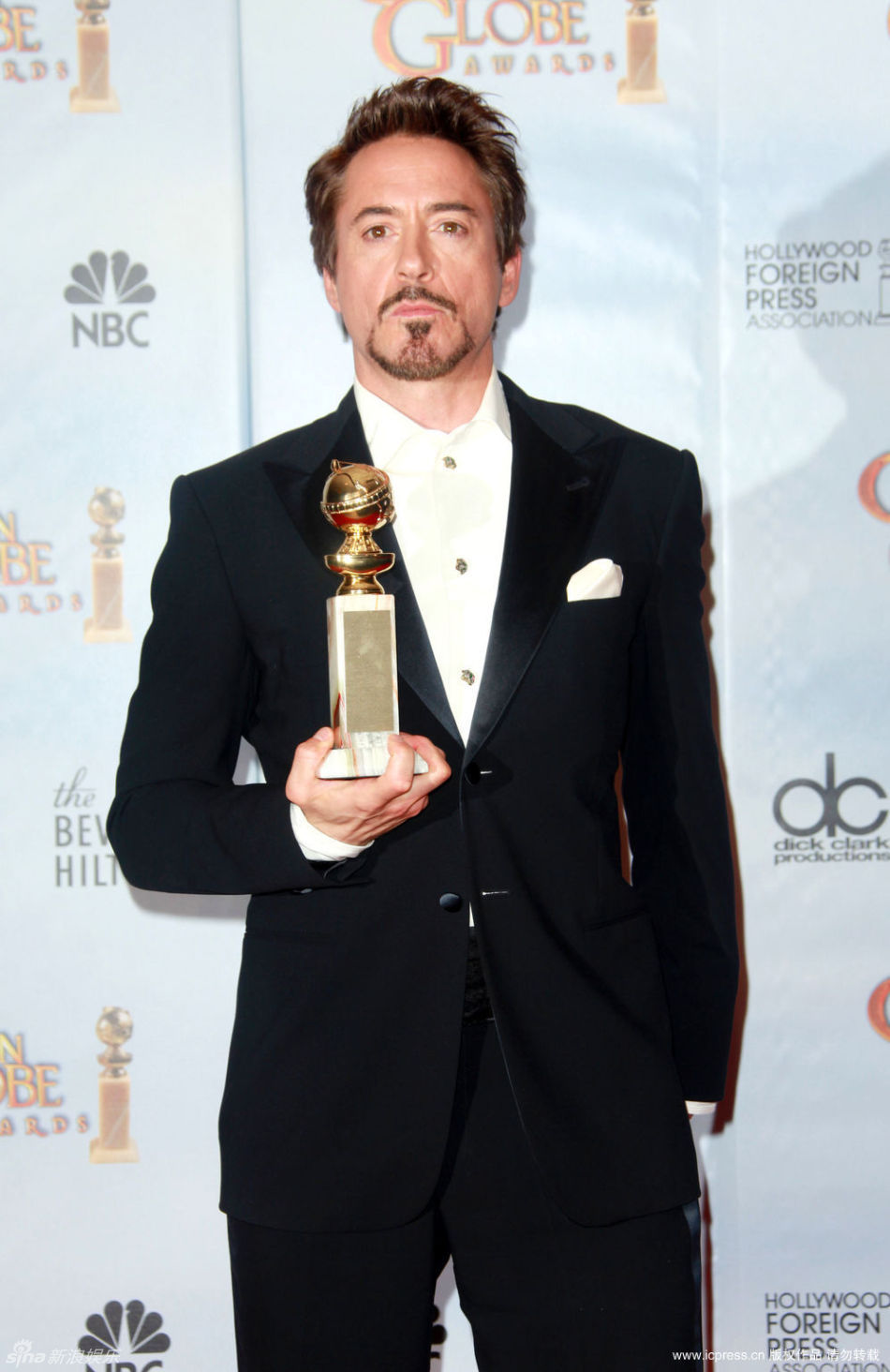 小罗伯特-唐尼捧奖杯