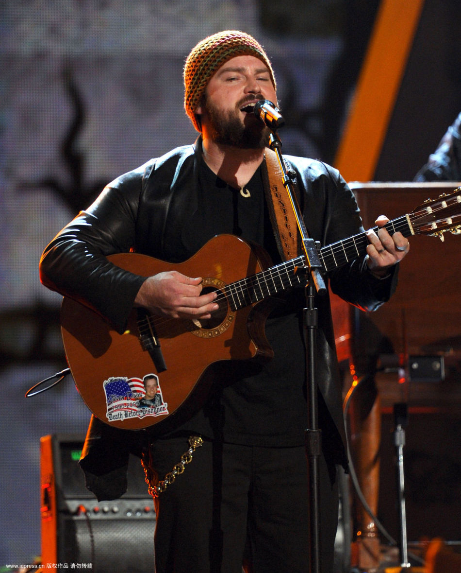 扎克-布朗乐队获最佳新人激情演出活力四溢