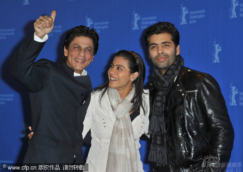 rukh khan),女主角卡卓尔(kajol)和导演卡伦-乔哈尔