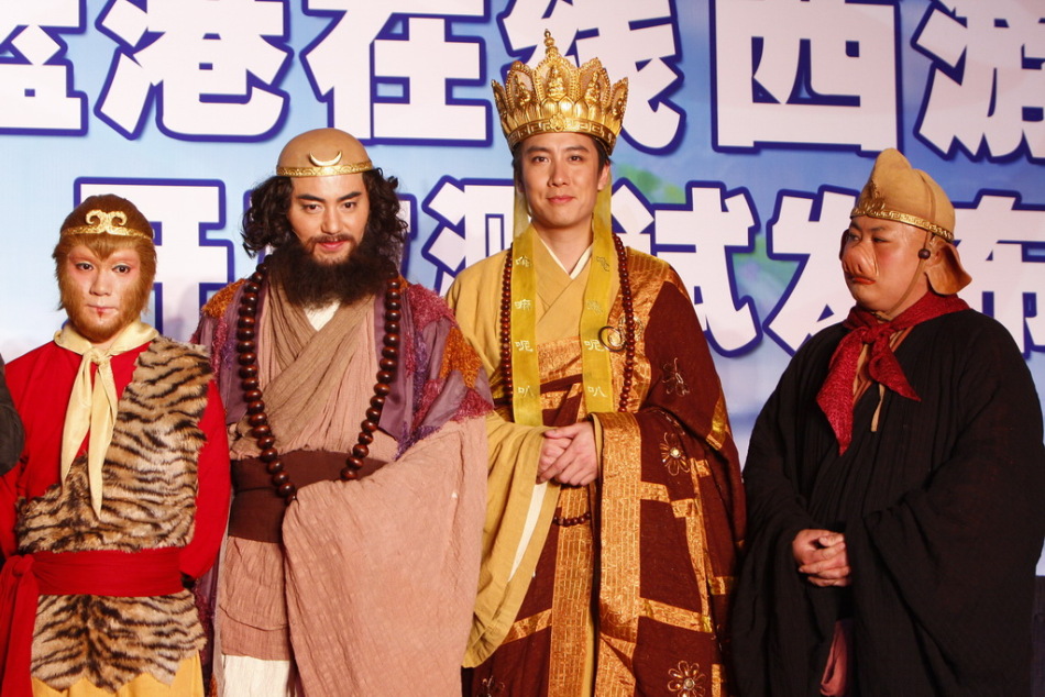 新版《西游记》导演程力栋,孙悟空扮演者费振翔,唐僧扮演者陈司翰等