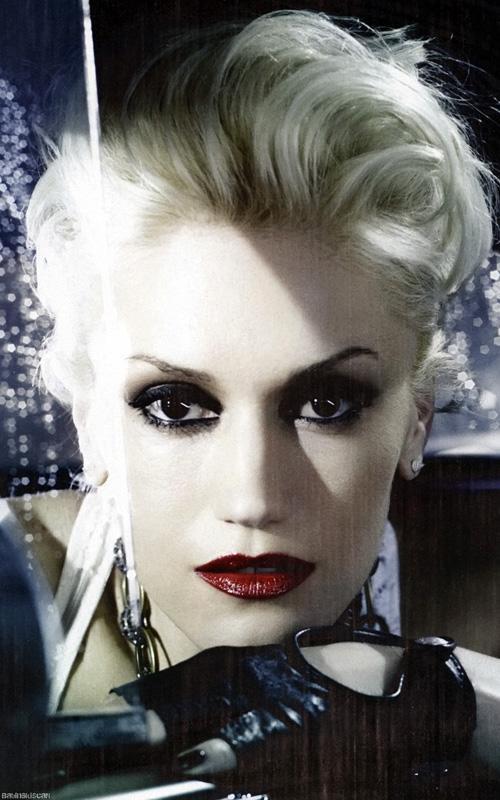 格温史蒂芬尼艳丽红唇