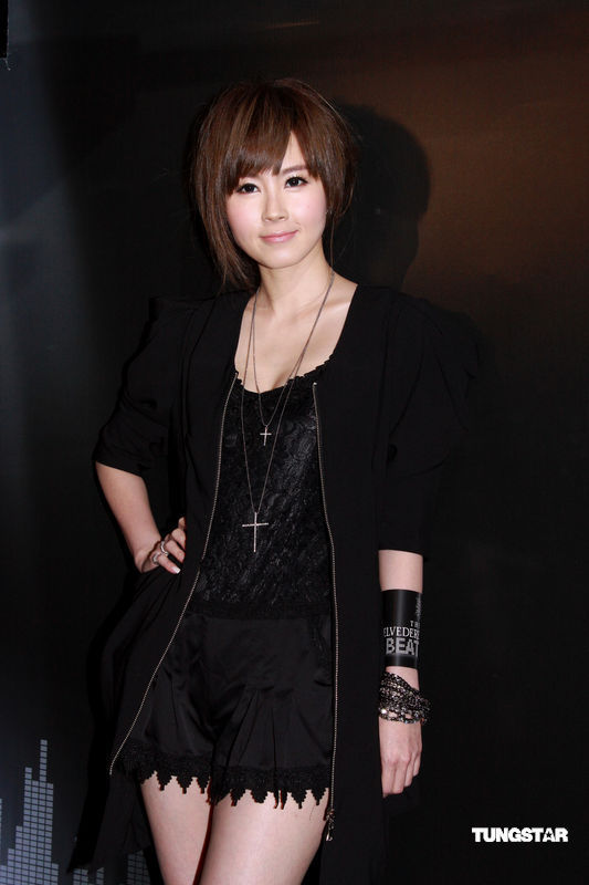 傅颖出席某洋酒品牌举办的派对