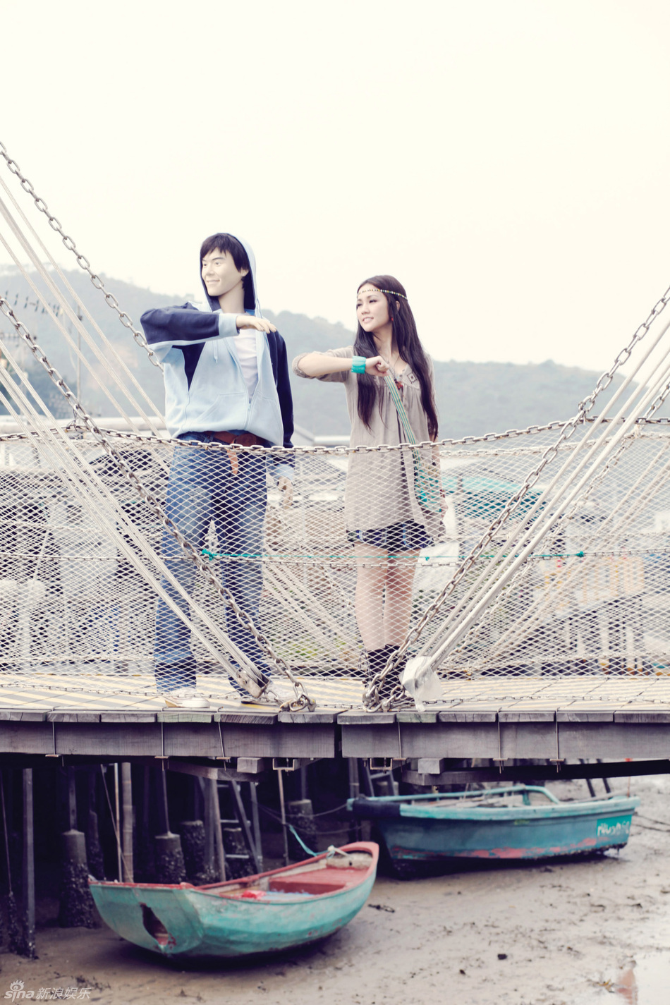 幻灯图:《恋人絮语》剧照 谢安琪彭于晏演绎人偶恋