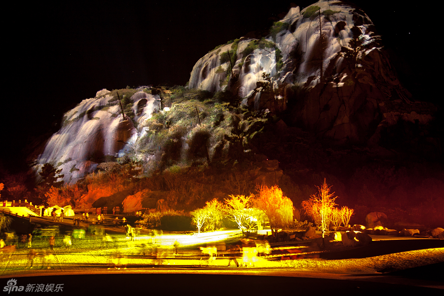 大型实景演出《印象普陀》绚烂夺目