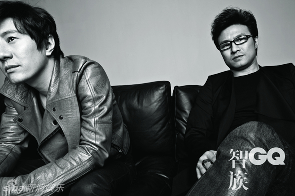 郑钧汪峰登《gq》4月刊