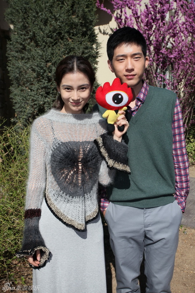 高清图:《全球热恋》探班 baby与井柏然拍吻戏_高清图集_新浪网