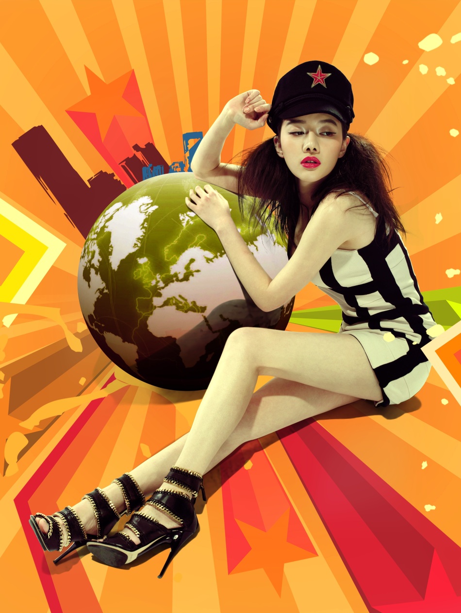 组图:孤单冯丹滢绝美百变 橘色写真活力出挑_高清图集_新浪网