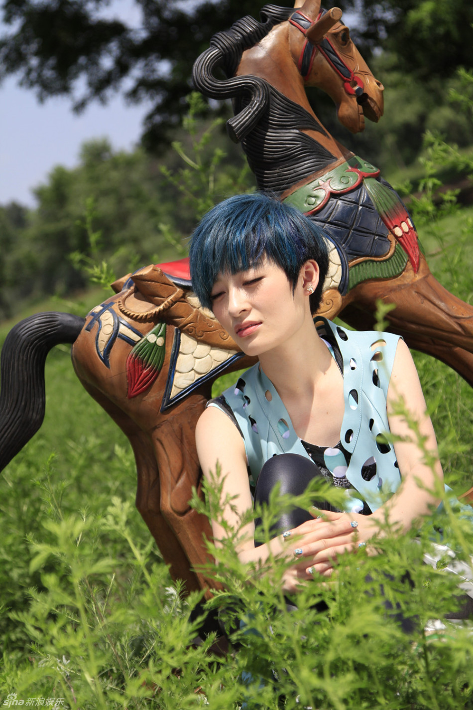 曾轶可服装很有特色