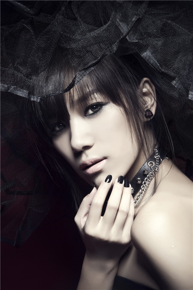 程晨哥特风格写真