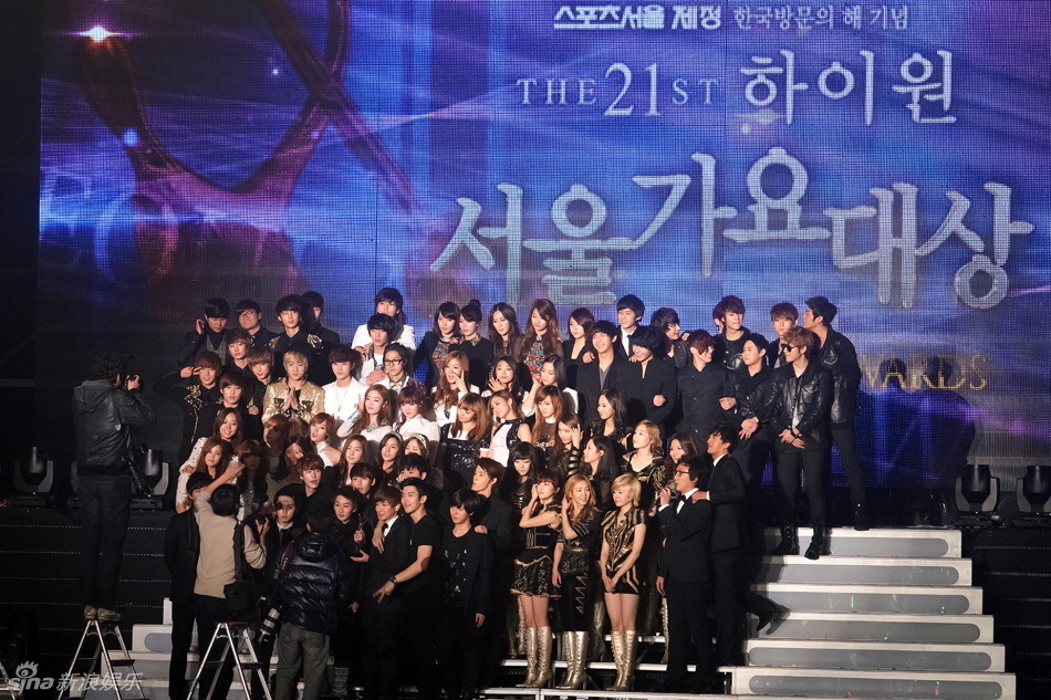 群星活动1月19日晚第21届high1首尔歌谣大赏