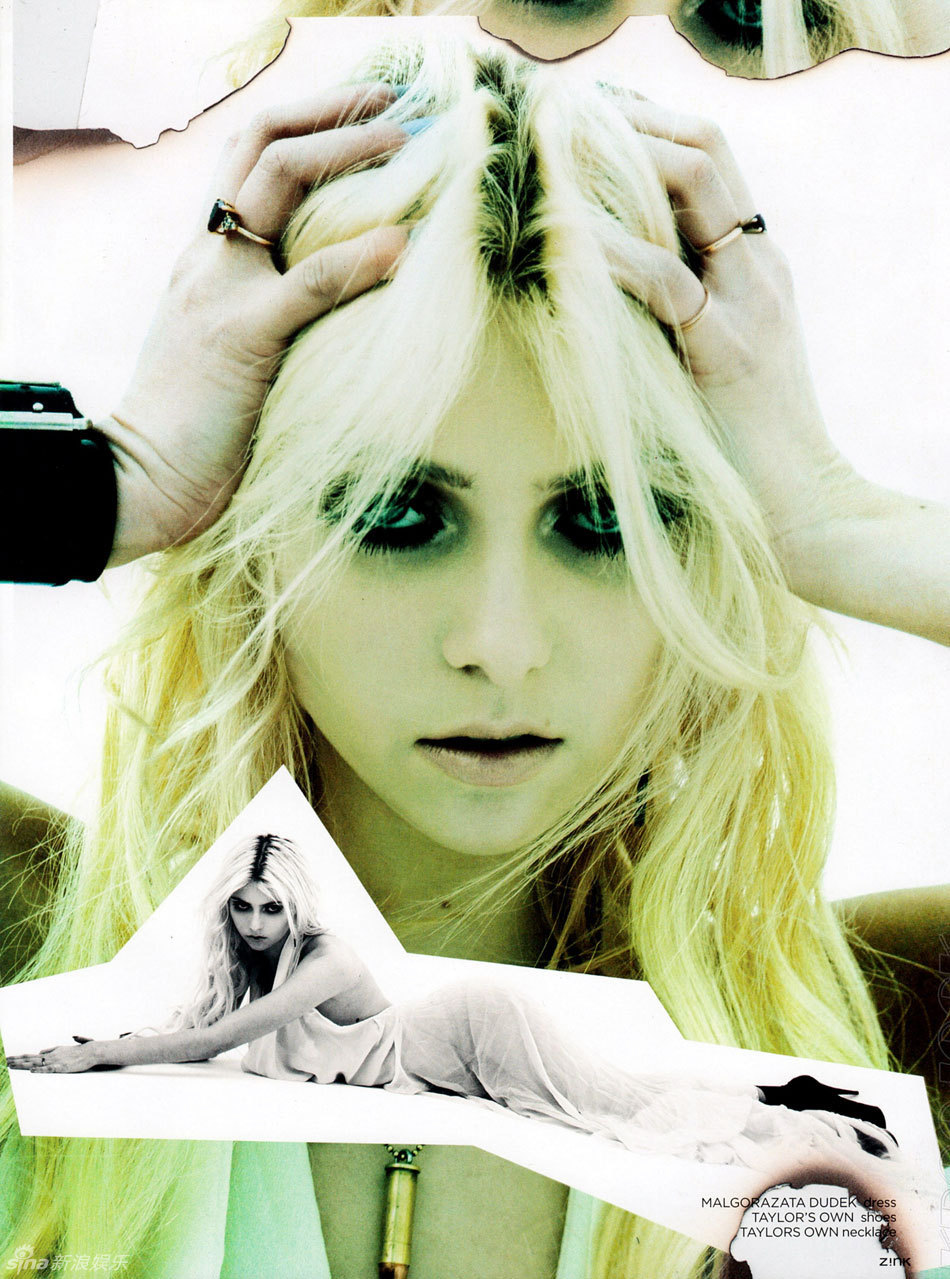高清组图:泰勒-摩森登杂志封面低胸装秀事业线_高清图集_新浪网