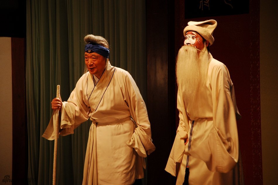 组图:《丑角爸爸》李保田京剧联唱过戏瘾_高清图集_新浪网