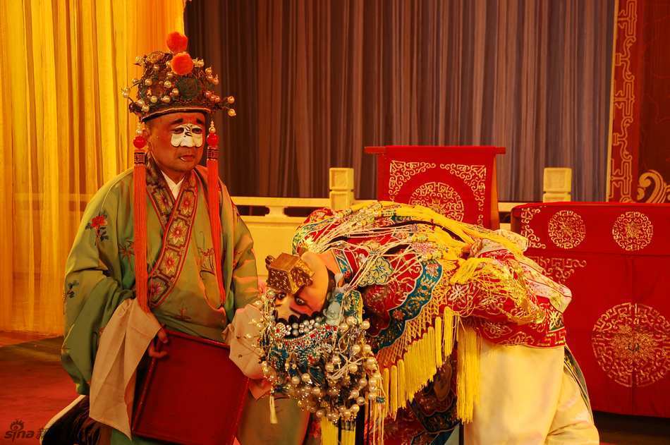 组图:《丑角爸爸》李保田京剧联唱过戏瘾_高清图集_新浪网