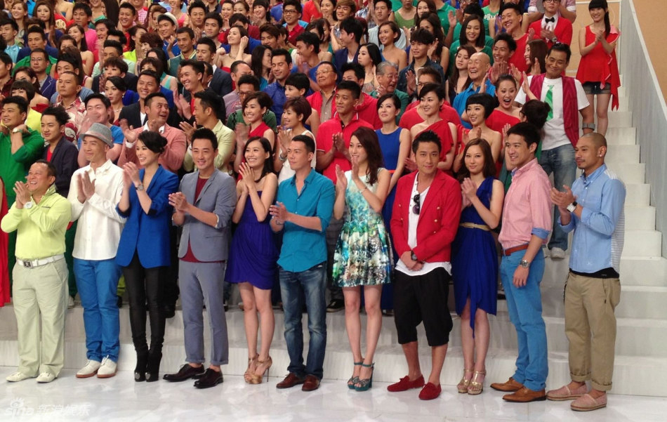 tvb45周年百位艺人大合影