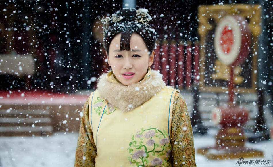 《美人无泪》乔乔在大雪中