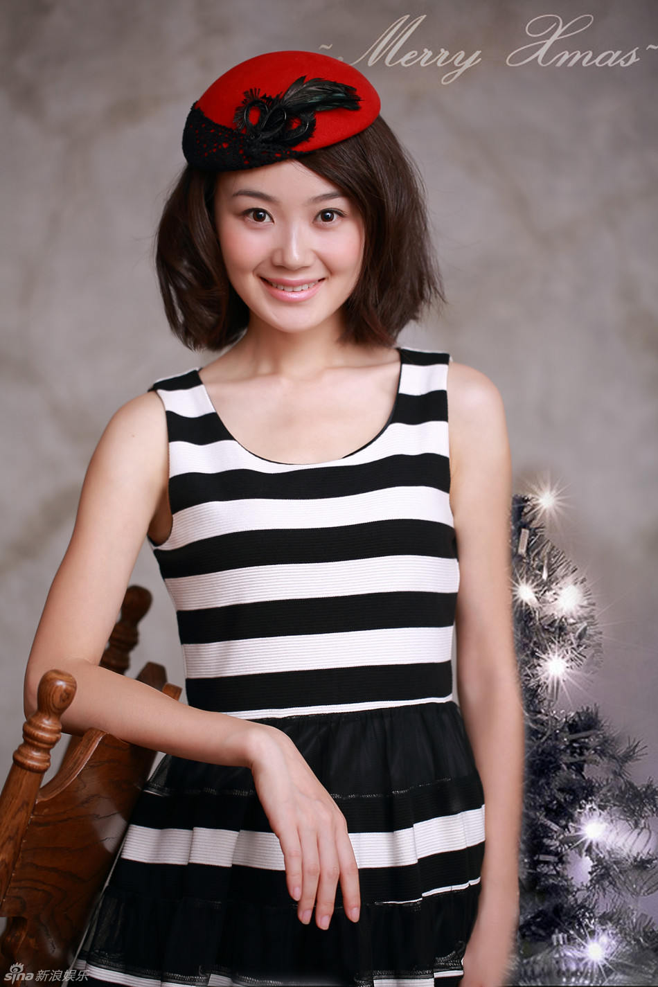 战菁一圣诞写真