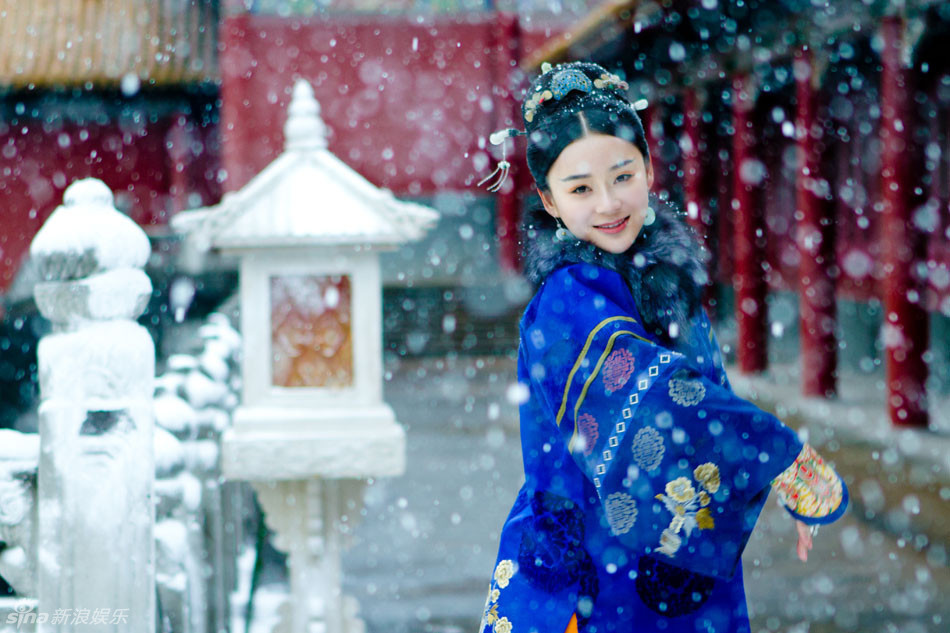 组图《美人无泪》将收官 袁姗姗雪中动人_高清图集_新浪网